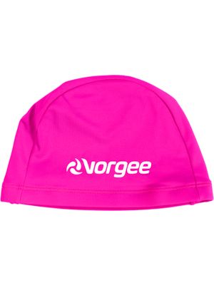 Vorgee Nylon Lycra Junior Swim Cap - Fluoro Pink