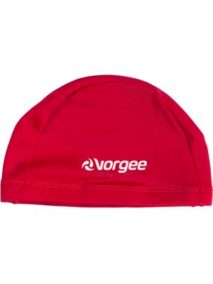 Vorgee Nylon Lycra Junior Swim Cap - Red