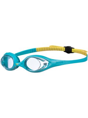 Arena Spider Junior Goggles - Clear/Mint/Yellow