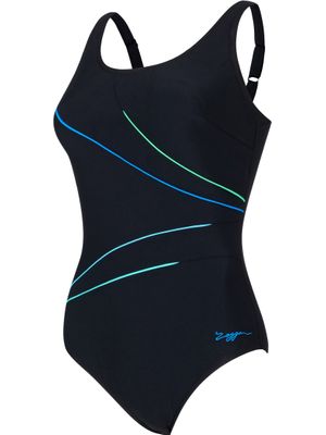 Zoggs Adjustable Macmaster Scoopback One Piece - Mystic