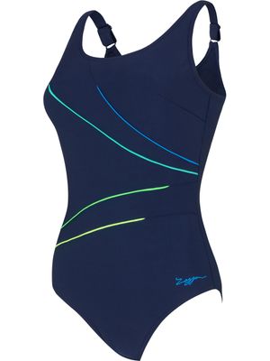 Zoggs Adjustable Macmaster Scoopback One Piece - Octane