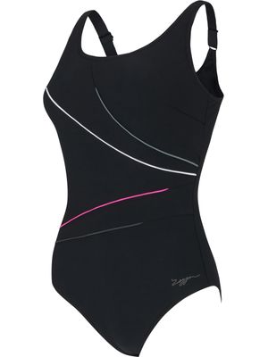 Zoggs Adjustable Macmaster Scoopback One Piece - Safari Leaf