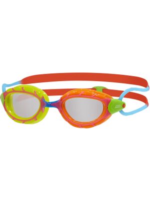 Zoggs Predator Junior Goggles - Clear/Multi/Red
