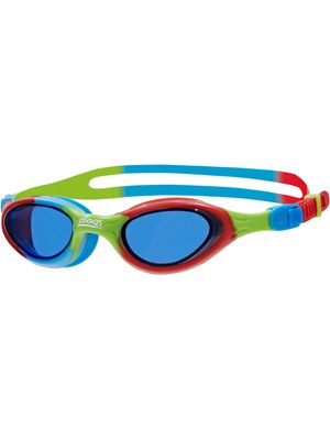 Zoggs Super Seal Junior Goggles - Blue Tint/Red/Blue/Green