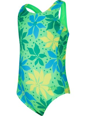 Zoggs Toddlers Actionback One Piece - Waikiki Green