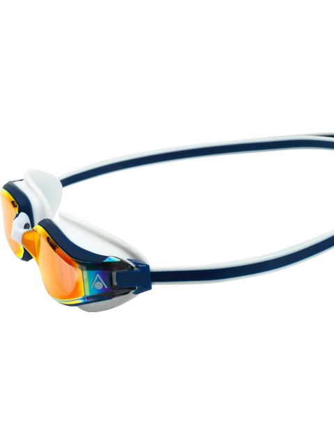 Aqua Sphere Fastlane Googles - Titanium Red Mirror / Navy / Red