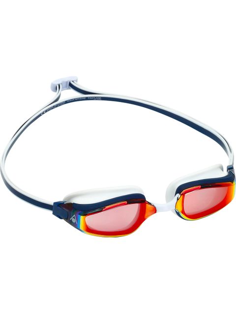 Aqua Sphere Fastlane Googles - Titanium Red Mirror / Navy / Red