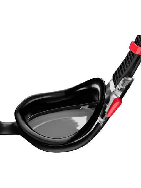 Speedo Biofuse 2.0 Goggles - Chrome Mirror/Black/Red