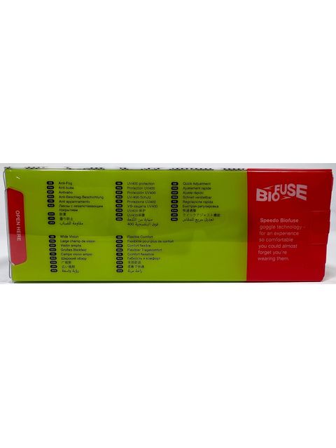 Speedo Biofuse 2.0 Goggles - Smoke/White/Red