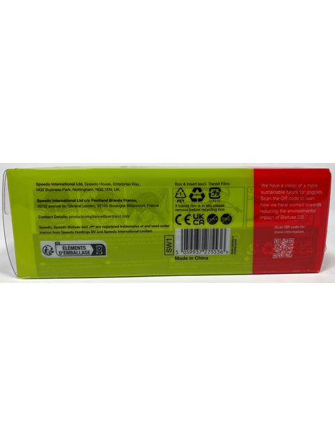 Speedo Biofuse 2.0 Goggles - Smoke/White/Red