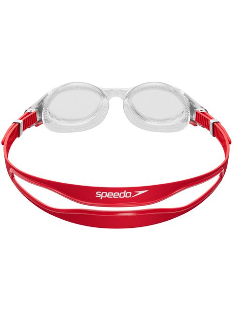 Speedo Biofuse 2.0 Goggles - Clear/Fed Red/Silver