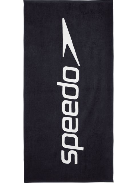 Speedo Logo Towel - Black & White