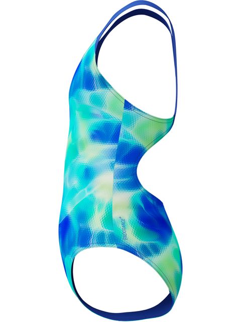 Speedo Allover Print Splashback One Piece - Blue/Sapphire
