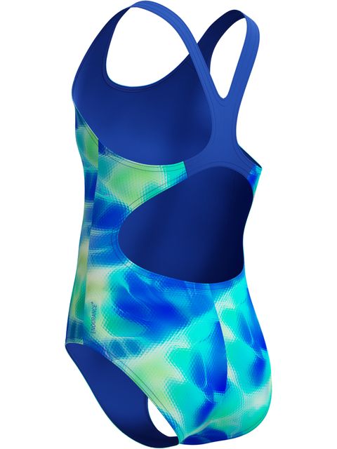 Speedo Allover Print Splashback One Piece - Blue/Sapphire