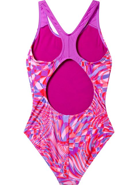 Speedo Printed Splashback One Piece - Neon Jelly