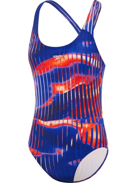 Speedo Linear Lava Splashback - Blue/Red/White