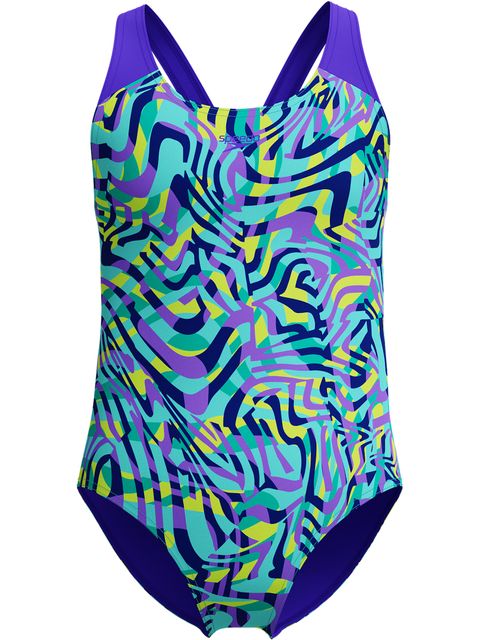 Speedo Digital Splashback One Piece - Indigo Glow