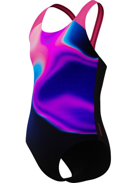 Speedo Placement Splashback One Piece - Pink/Anthracite