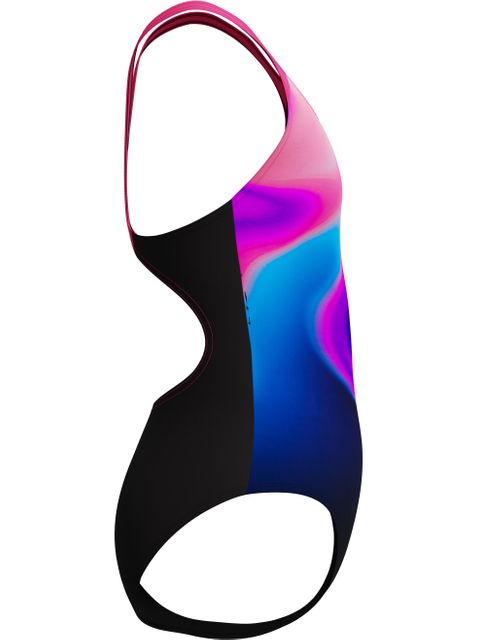 Speedo Placement Splashback One Piece - Pink/Anthracite