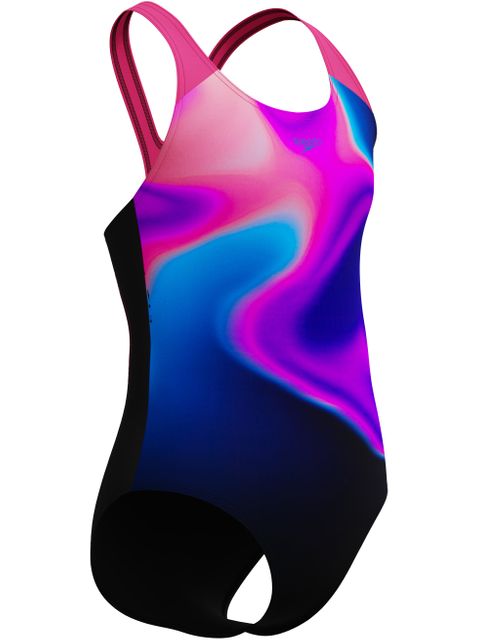 Speedo Placement Splashback One Piece - Pink/Anthracite