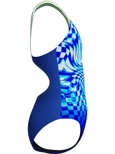 Speedo Placement Splashback One Piece - Sapphire/Clover