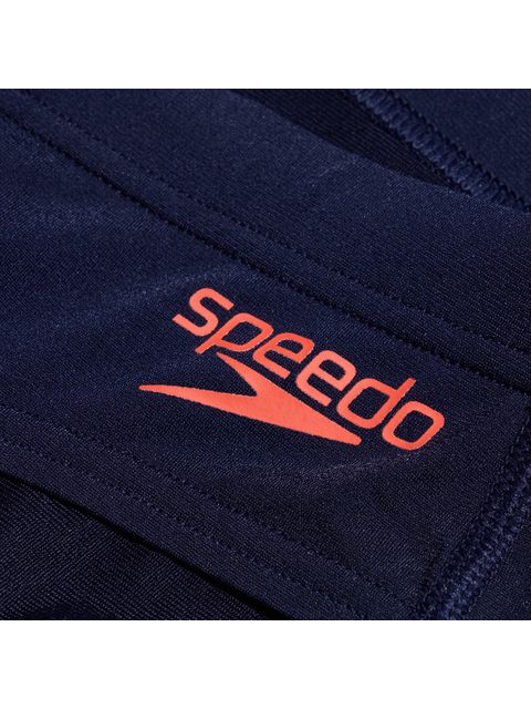 Speedo Tech Panel 7cm Briefs - Navy/Orange/Cobalt
