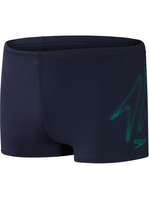 Speedo Aquashorts - Hyperboom Logo/Navy/Green