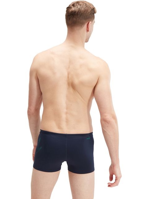 Speedo Aquashorts - Hyperboom Logo/Navy/Green