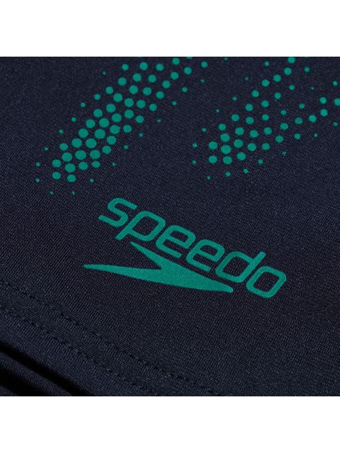 Speedo Aquashorts - Hyperboom Logo/Navy/Green