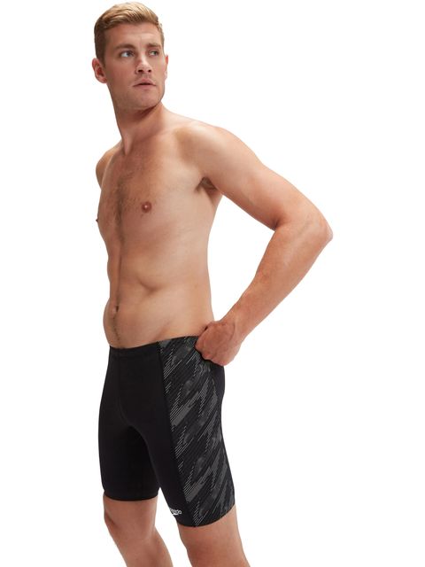 Speedo Panel Jammers - Hyperboom/Charcoal/White
