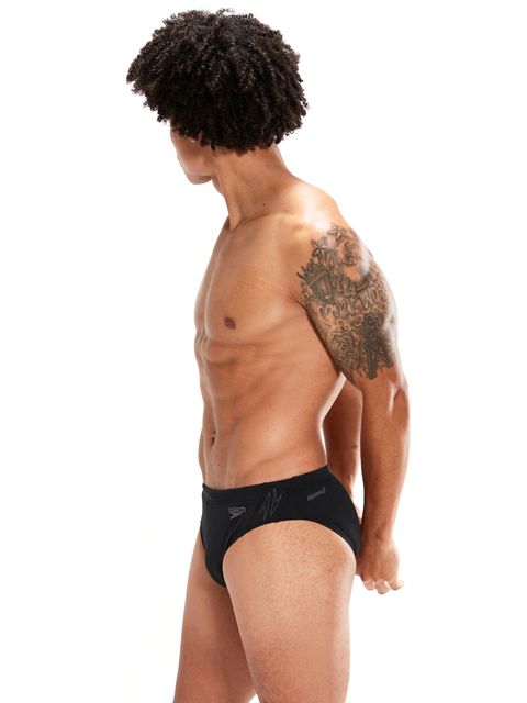Speedo Splice 7cm Briefs - Hyperboom Logo/Black/Grey