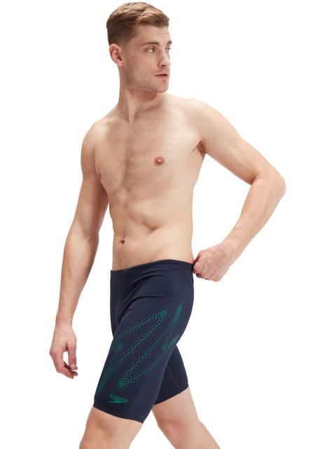 Speedo Jammers - Hyperboom Logo/Navy/Green