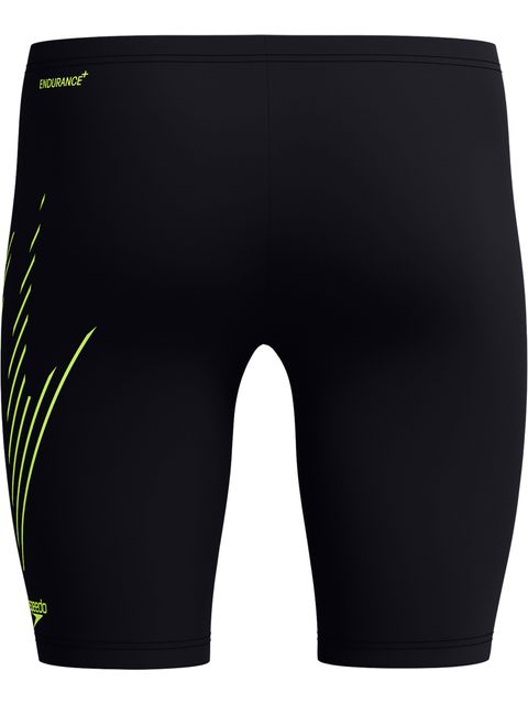 Speedo Placement Jammers - Hyperboom Black/Hyper Yellow