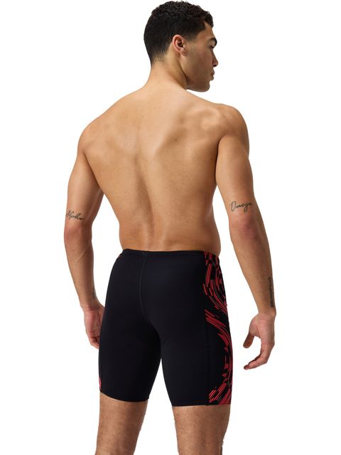 Speedo Tech Panel Jammers - Red/Charcoal