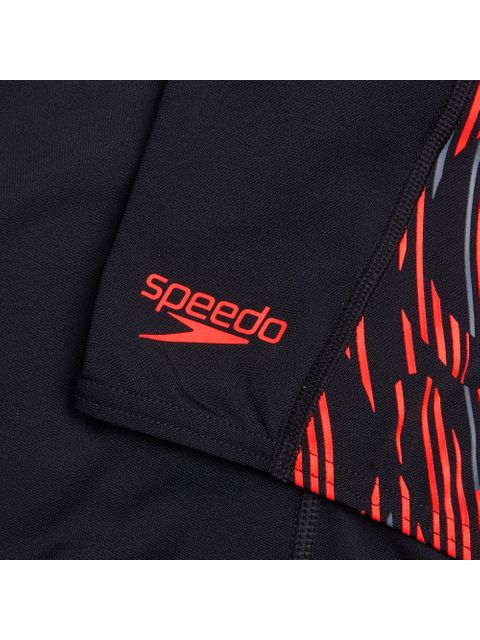 Speedo Tech Panel Jammers - Red/Charcoal