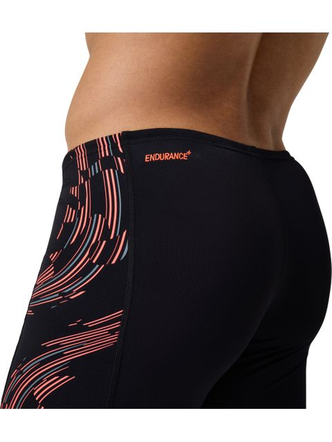 Speedo Tech Panel Jammers - Red/Charcoal
