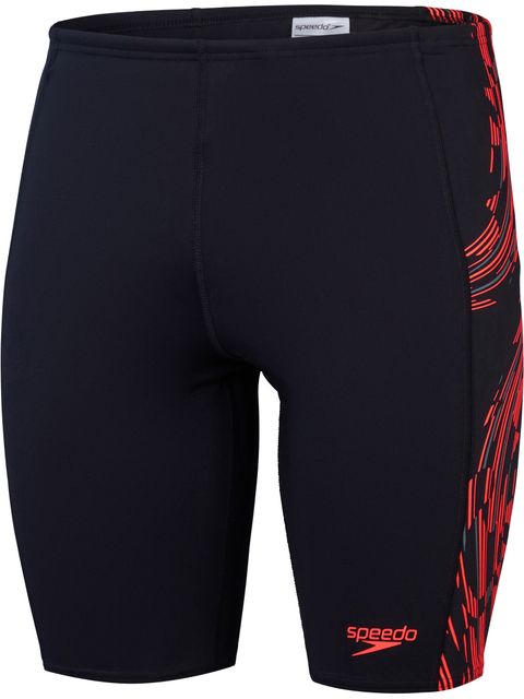 Speedo Tech Panel Jammers - Red/Charcoal