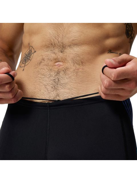 Speedo Tech Panel Aquashorts - Black/Cobalt Pop