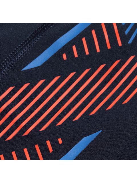 Speedo Tech Panel Aquashorts - Navy/Orange/Cobalt