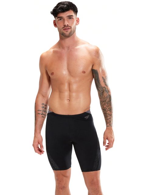 Speedo Splice Jammers - Hyperboom Logo/Black/Grey