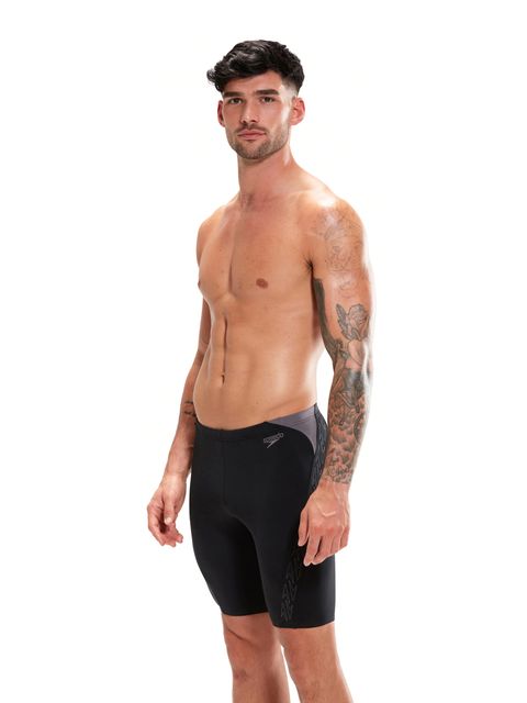 Speedo Splice Jammers - Hyperboom Logo/Black/Grey