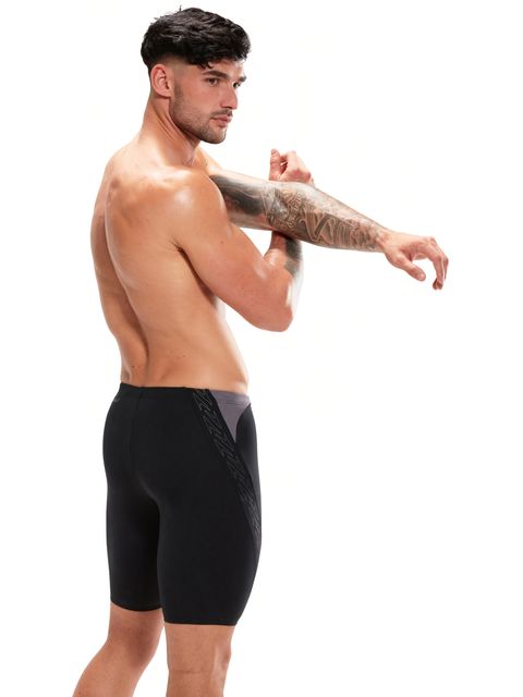 Speedo Splice Jammers - Hyperboom Logo/Black/Grey