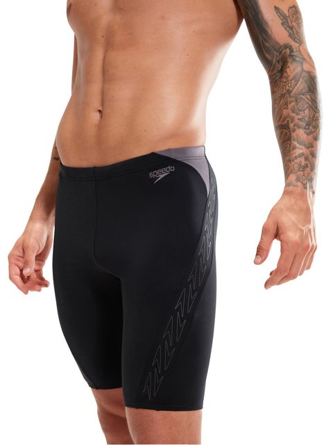 Speedo Splice Jammers - Hyperboom Logo/Black/Grey