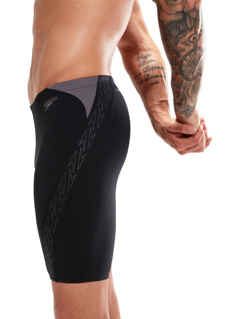 Speedo Splice Jammers - Hyperboom Logo/Black/Grey