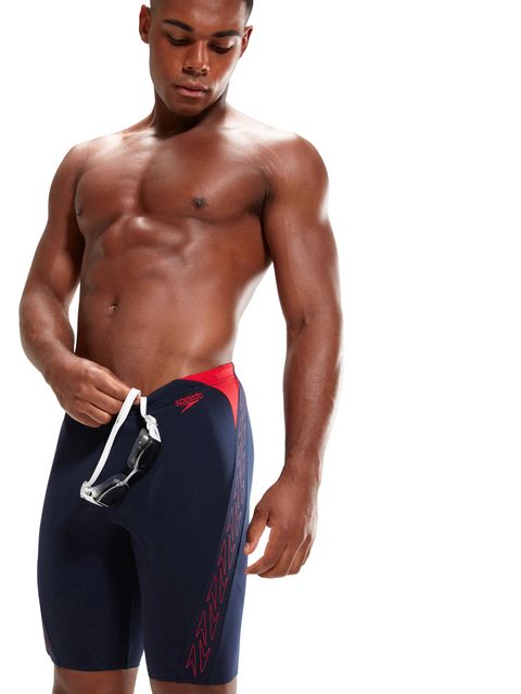 Speedo Splice Jammers - Hyperboom Navy/Red