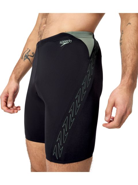 Speedo Splice Jammers - Hyperboom/Black/Green