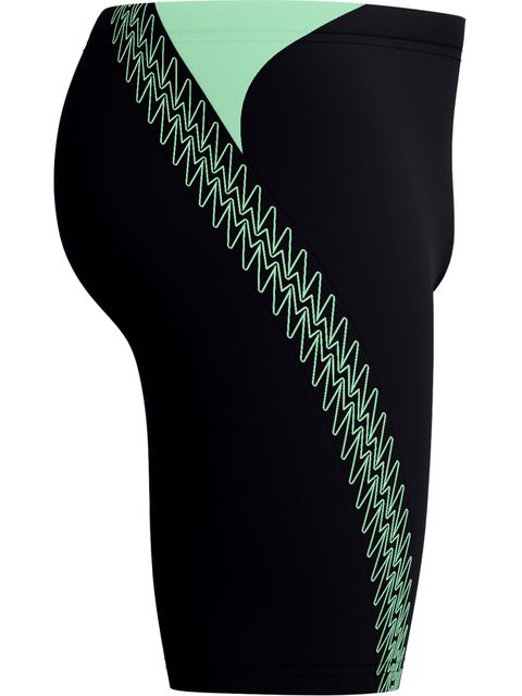 Speedo Hyperboom Splice Jammers - Black/Alfalfa Green