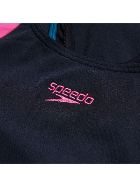 Speedo Flyback One Piece - Hyperboom/Navy/Orchid
