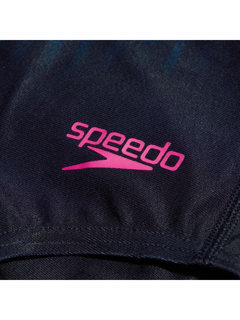 Speedo Medalist One Piece - Navy/Cobalt/Pink