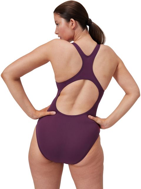 Speedo Medalist One Piece - Plum/Red/Nectarine/Blue